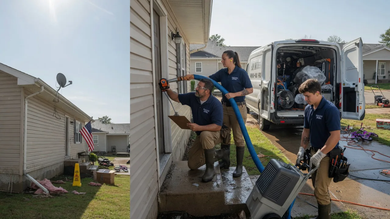Ceiling Water Damage Restoration in Greenwood, LA near me